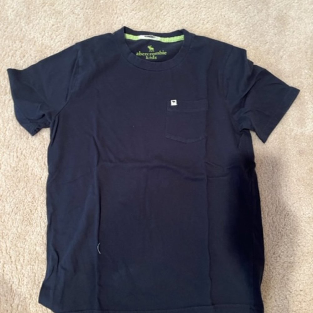 Abercrombie Kids Navy Blue Boy's Youth 13/14 T-Shirt